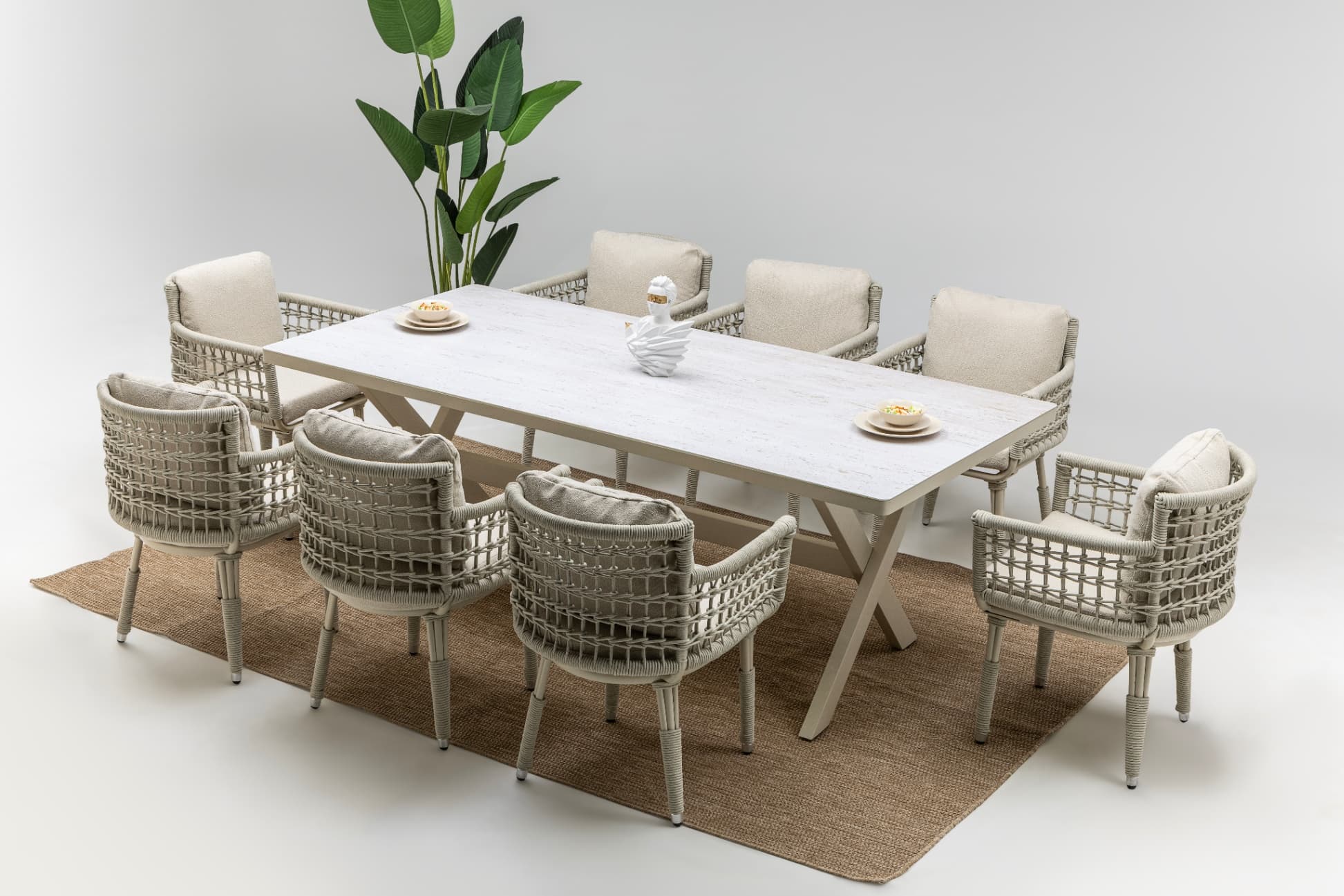 Milano Pvc Yemek Takımı